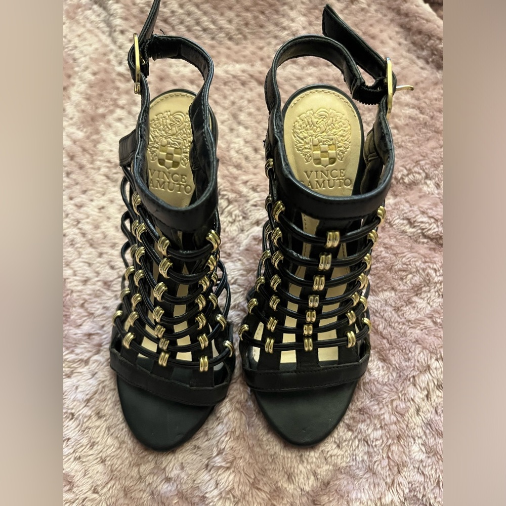 Vince Camaro Black Heels Size 5